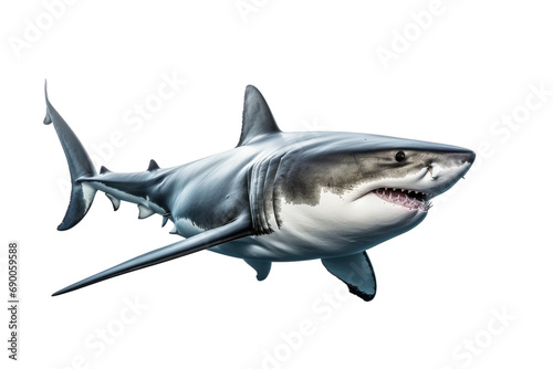 Apex Predator  The Great White Shark s Reign in the Ocean isolated on transparent background