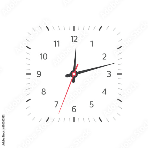 Clock icon vector.