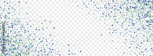 Multicolored Circle Background Transparent Vector. Round Wedding Illustration. Bright Celebrate. Rainbow Dot Christmas. Confetti Banner Card.