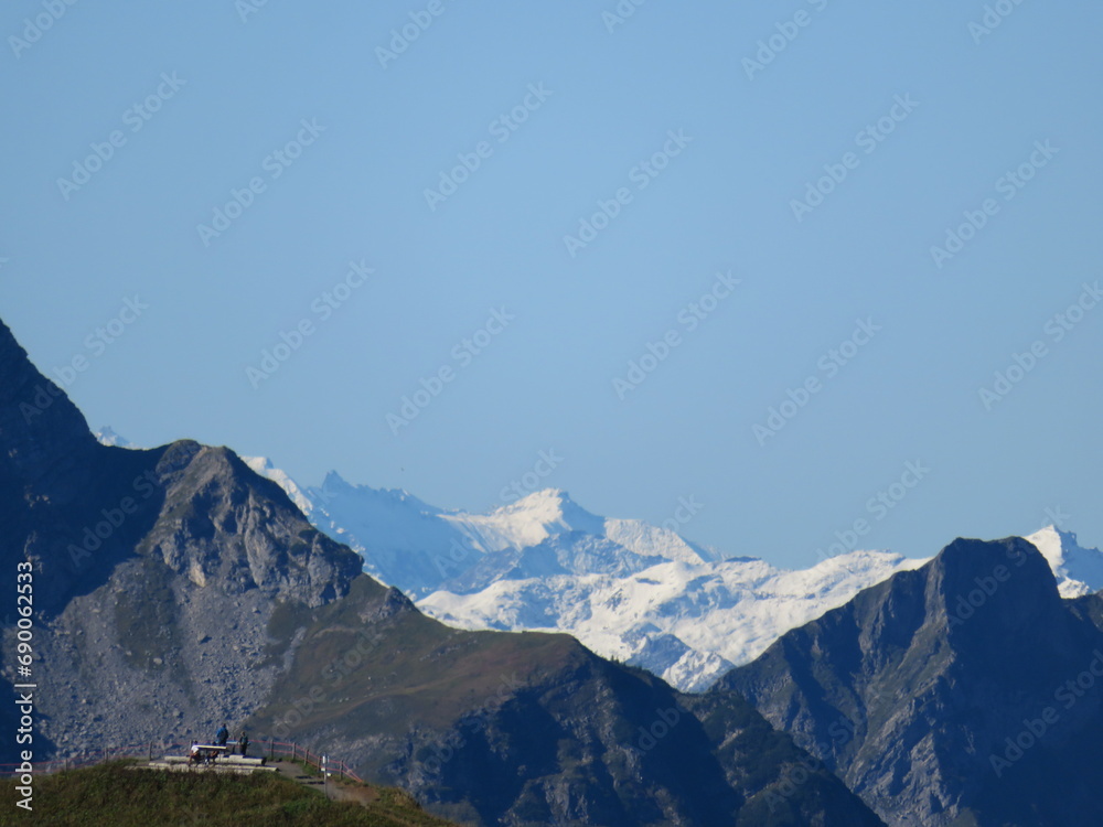 Berggipfel der Alpen