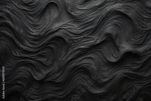 Rough black metallic texture.