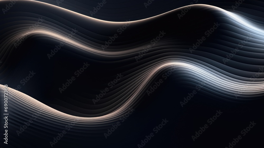 Fototapeta premium An abstract wave background.
