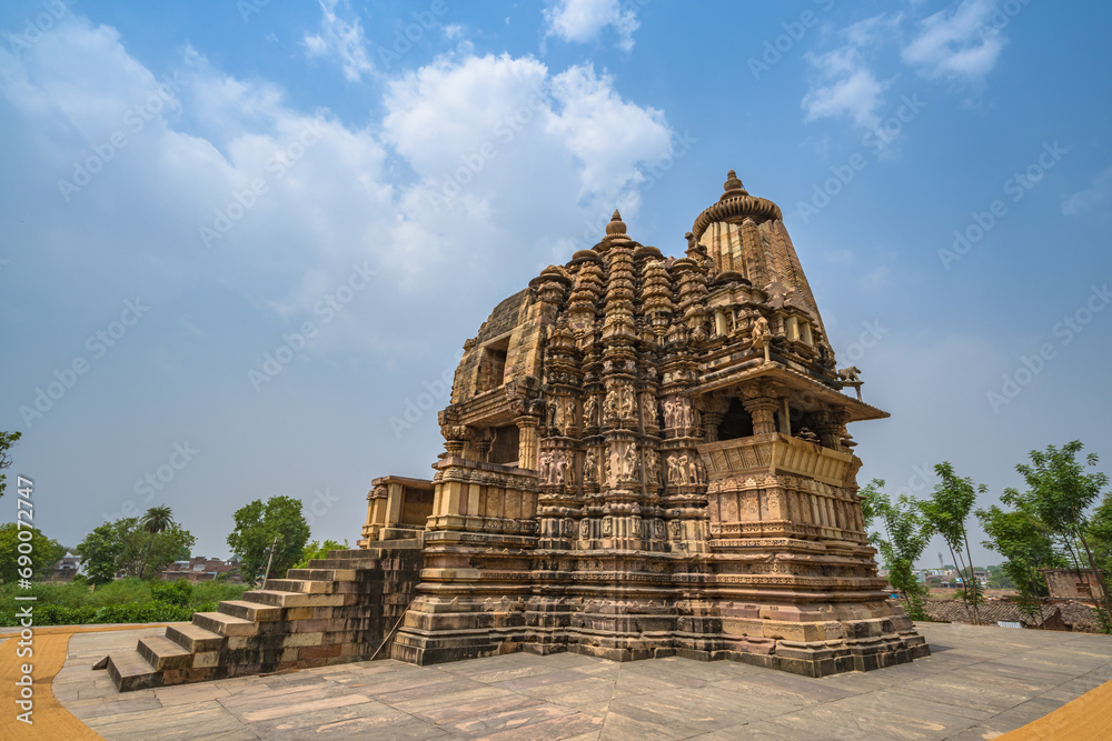 he Khajuraho Group of Monuments are a group of Hindu and Jain temples in Chhatarpur district, Madhya Pradesh, India. its an a UNESCO World Heritage Site.