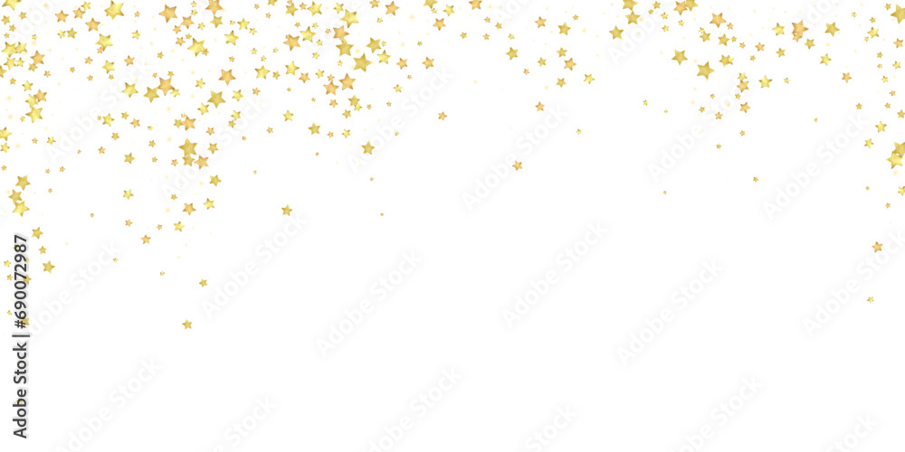 Magic stars vector overlay. Gold stars scattered Magic stars vector overlay. Gold stars scattered