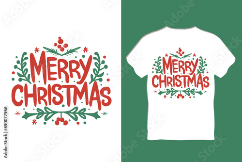 Christmas T-Shirt Design photo