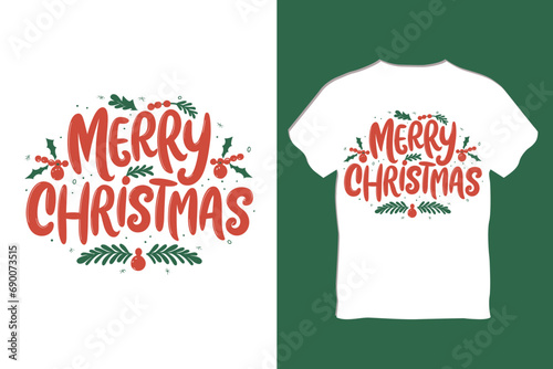 Christmas T-Shirt Design photo