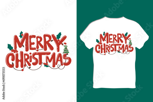 Christmas T-Shirt Design photo