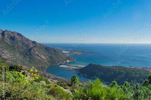 Sea landscape with clouds