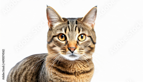 Cat on a white background © Jaume