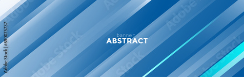 abstract background with lines, Blue lines banner