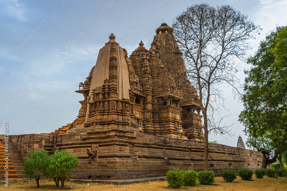 The Khajuraho Group of Monuments are a group of Hindu and Jain temples in Chhatarpur district, Madhya Pradesh, India. its an a UNESCO World Heritage Site.