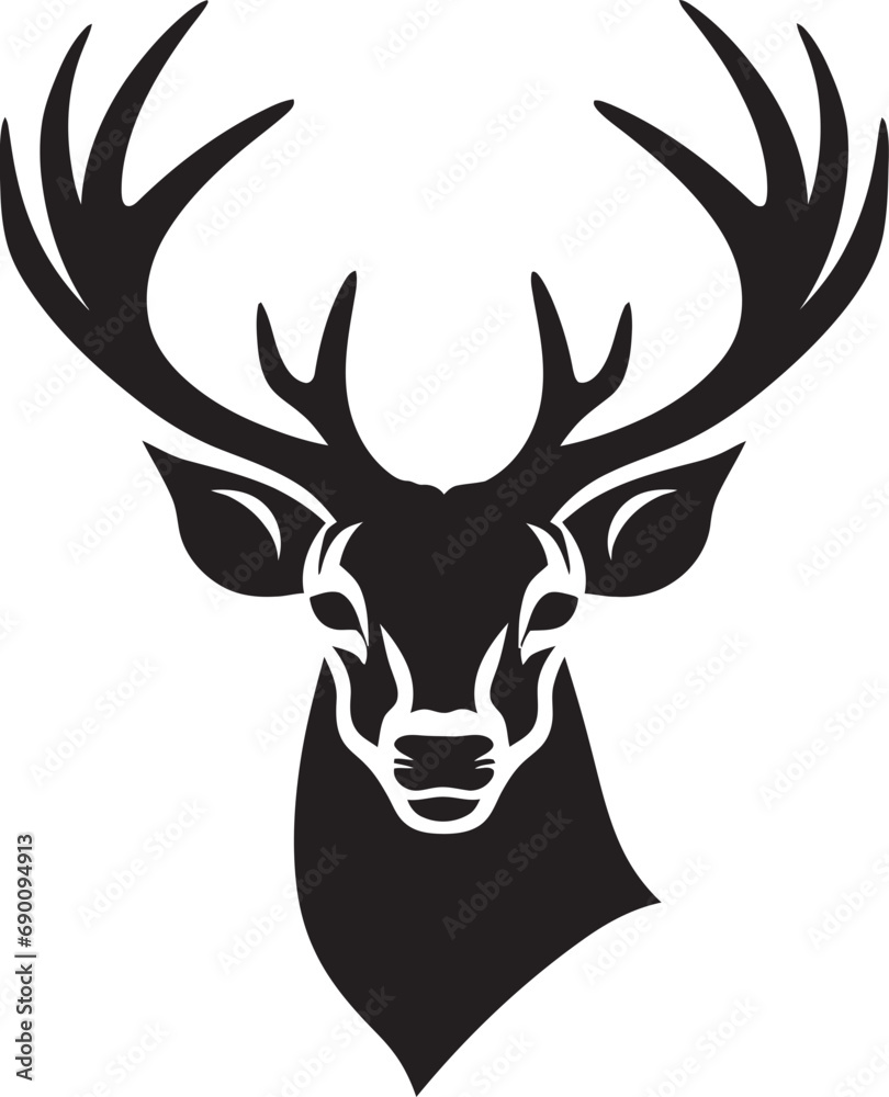 Natures Elegance Deer Head Logo Vector Art Rustic Majesty Deer Head Vector Illustration Natures Elegance Deer Head Logo Vector Art Rustic Majesty Deer Head Vector Illustration