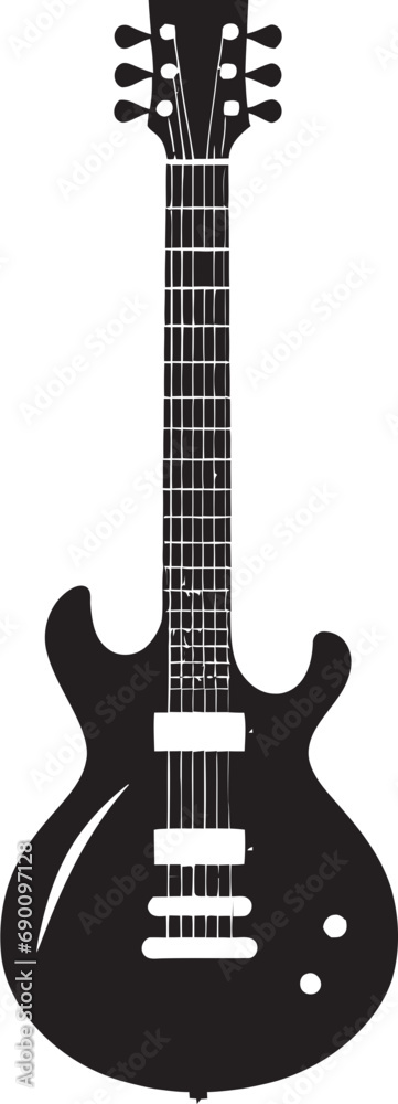 Obraz premium Acoustic Anthem Guitar Icon Design Vector Serenade Style Guitar Logo Vector Symbol