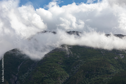 Cloudy Fjords in Norway