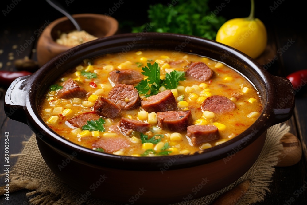 Traditional Locro Stew for National Holidays: Hearty and Flavorful