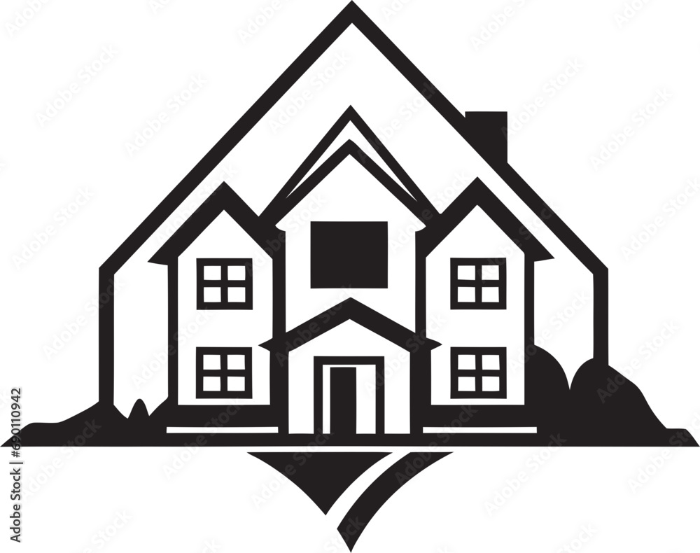 Residential Radiance: Iconic Property Emblem Architectural Affinity: Estate Logo Design Residential Radiance: Iconic Property Emblem Architectural Affinity: Estate Logo Design