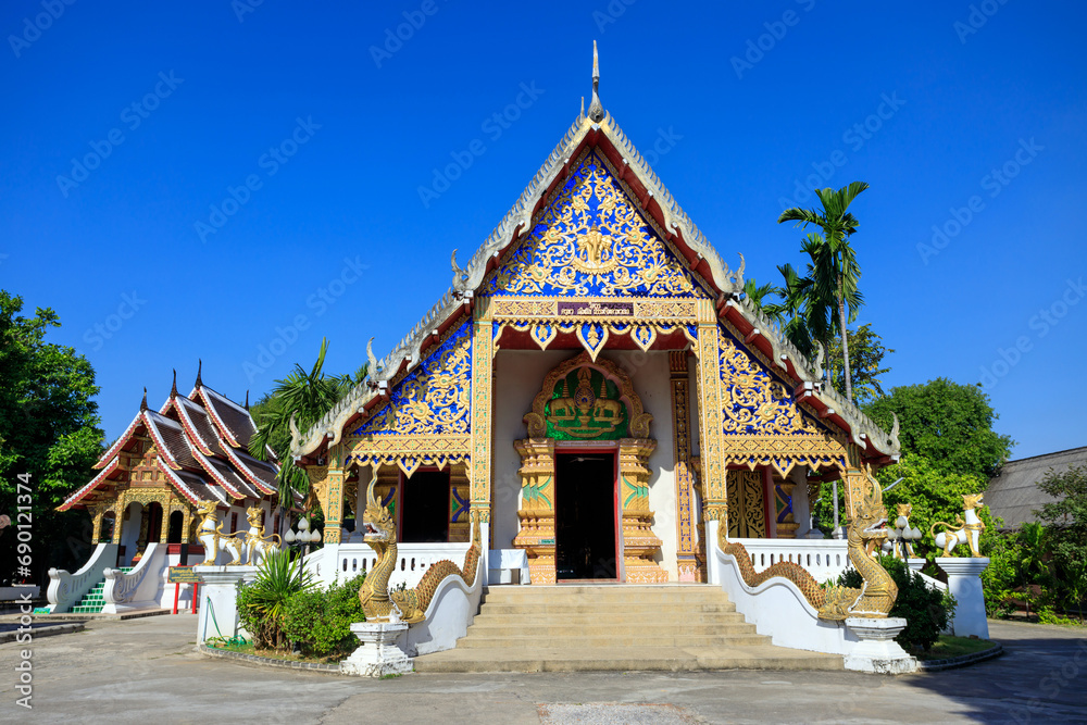 Wat Pong Sanuk Nua Thai Temple Nakhon Lampang Thailand