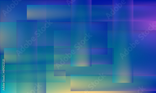 Blue violet pink color gradient mesh background square design vector illustration.