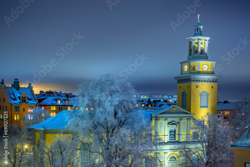 Sodermalm district area in central Stockholm Sweden