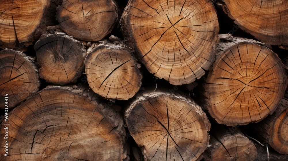 Naklejka premium Wood textures. Closeup detailed natural grain wood texture. Old vintage wood surface