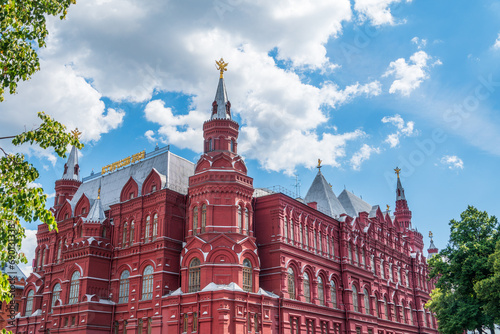 State historical museum on the Red Square in Moscow, Russia