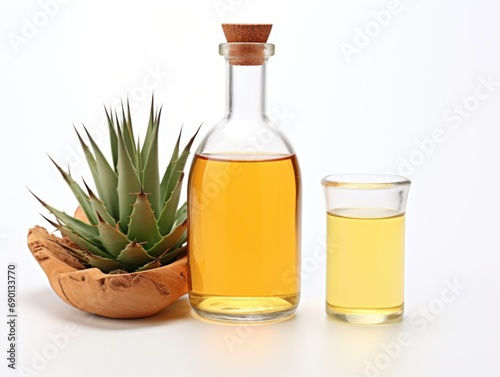 Agave nectar isolated on white background