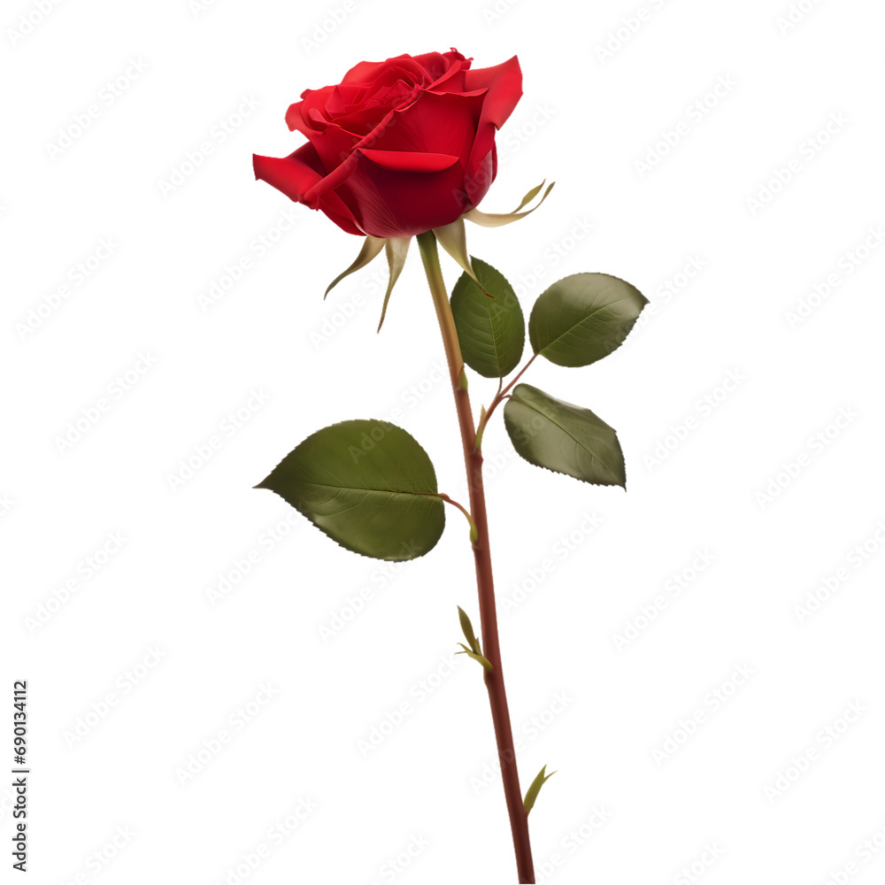 red rose isolated on a transparent or white background, png red rose isolated on a transparent or white background, png