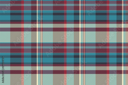 Fabric check background of plaid texture pattern with a textile vector tartan seamless.