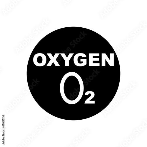 vector symbol illustration, oxygen cylinder icon