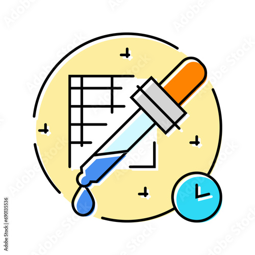medication dosage pharmacist color icon vector. medication dosage pharmacist sign. isolated symbol illustration