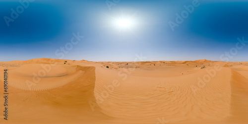 Canvas Print sand dunes in the desert