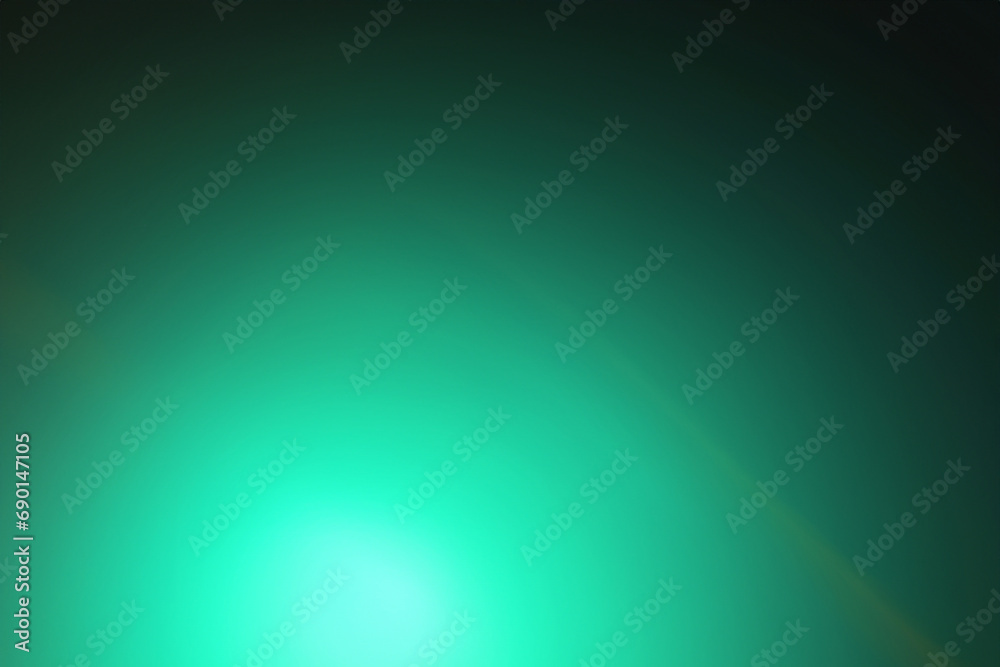 Dark green radial gradient. Dark neon blurred background with a green glow from below. Smooth green gradient. - obrazy, fototapety, plakaty 
