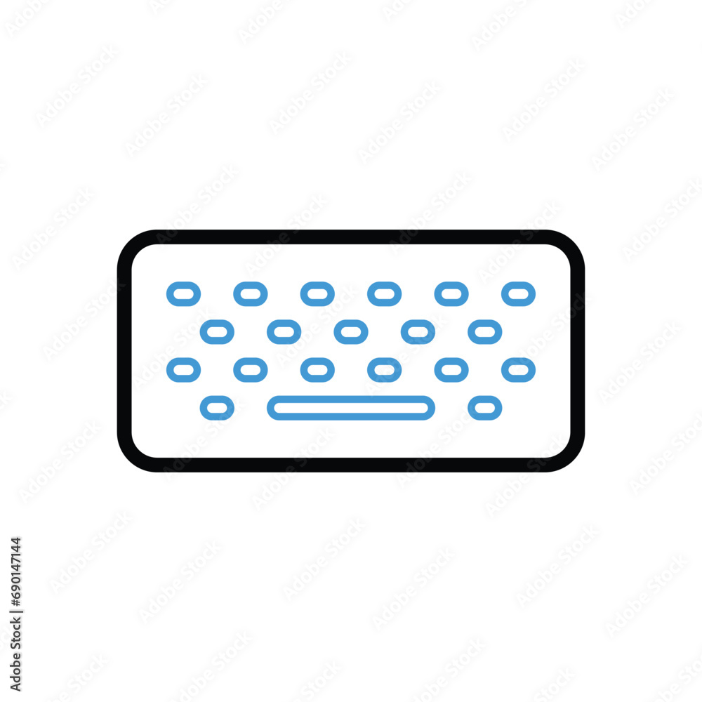 Keyboard Icon vector stock illustration Keyboard Icon vector stock illustration