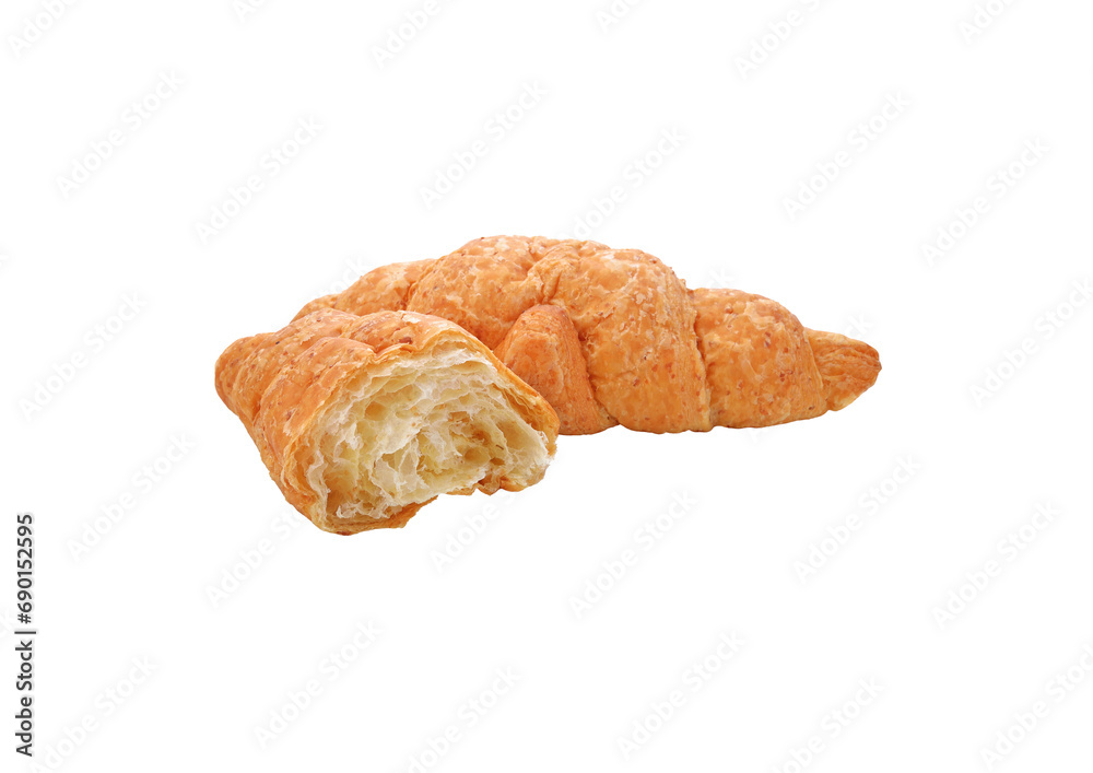 Croissant isolated on white background Croissant isolated on white background