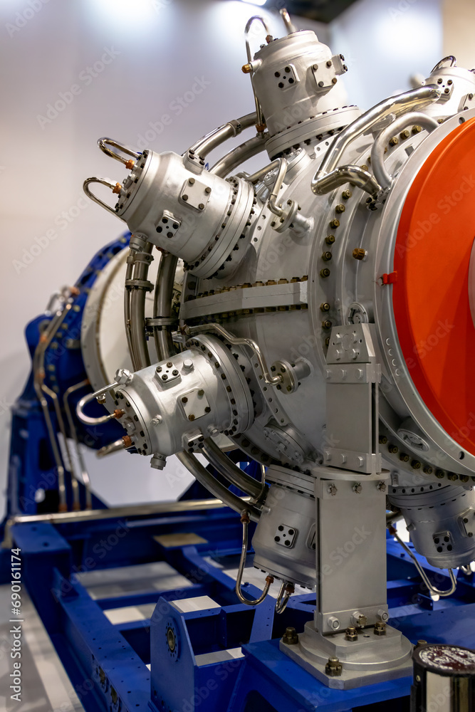 Powerful gas turbine power plant. Products for energy. Powerful gas turbine power plant. Products for energy.