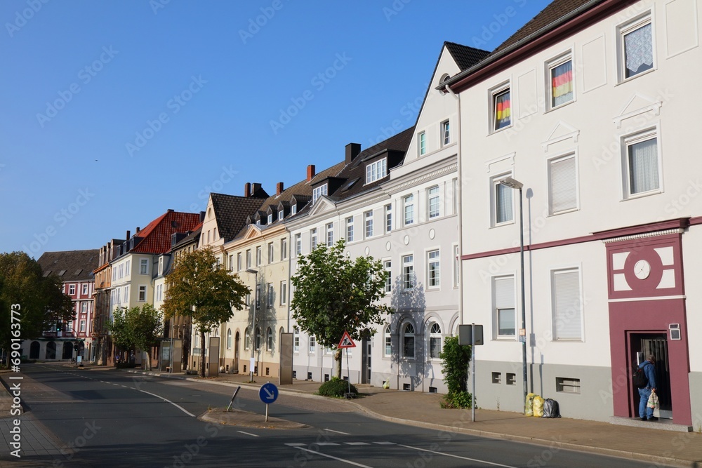 Herne town street, Germany