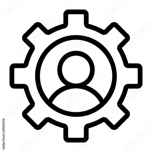 manager line icon
