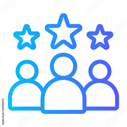 consumer gradient icon