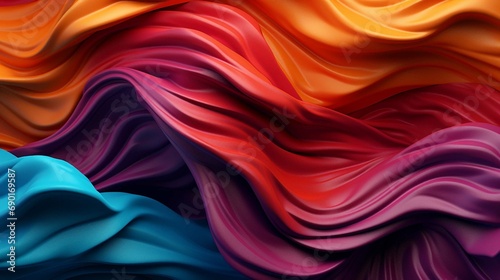 Colorful background with texture fabric