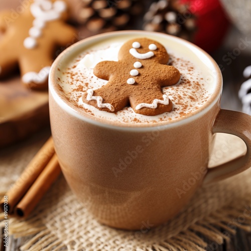 Christmas coffee and cookie