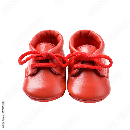 a pair of baby shoes isolated on transparent background Remove png, Clipping Path, pen tool