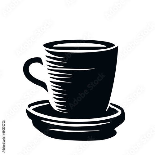 coffee cup,coffee bean vector