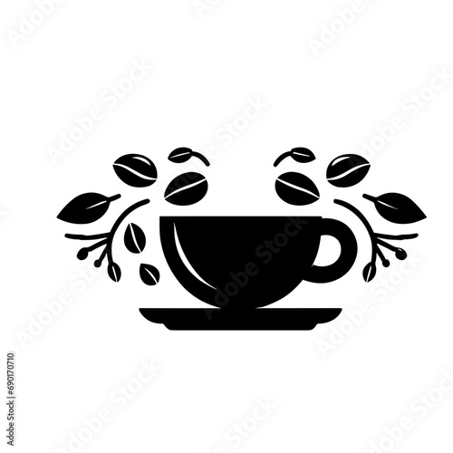 coffee cup,coffee bean vector