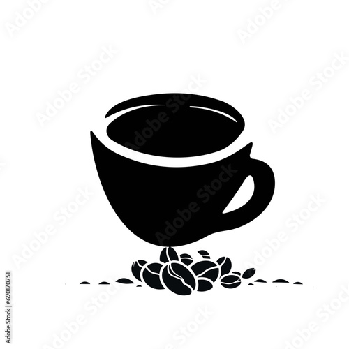 coffee cup,coffee bean vector
