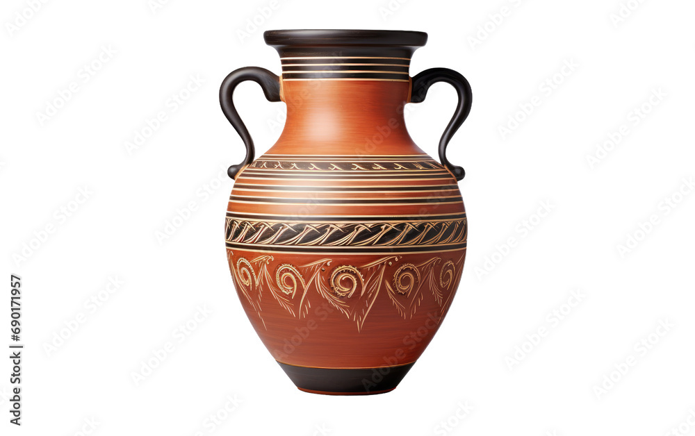 Ancient Greek-Style On Transparent PNG