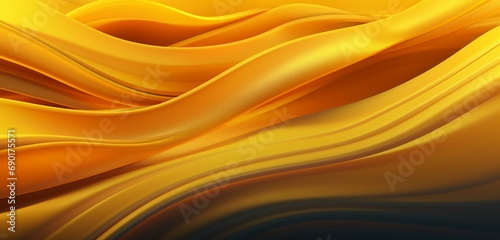 Radiant mustard yellow lines twist and turn, crafting a dynamic abstract fantasy scene perfect for a Product Display Scene.