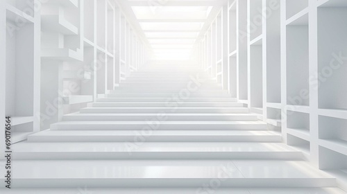 White stairs