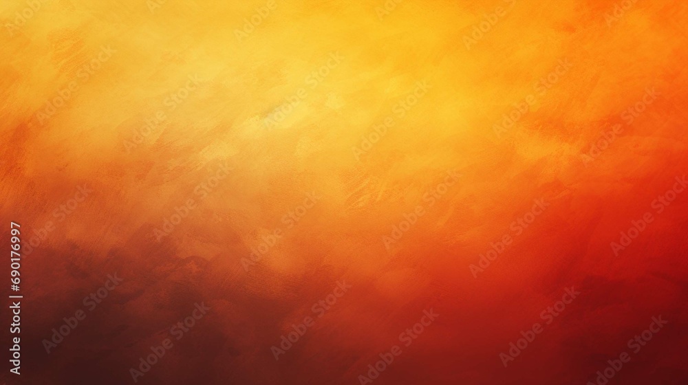 Yellow burnt orange red fiery golden brown black abstract background for design