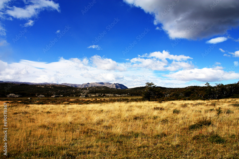 Fototapeta premium beautiful nature and beautiful mountain