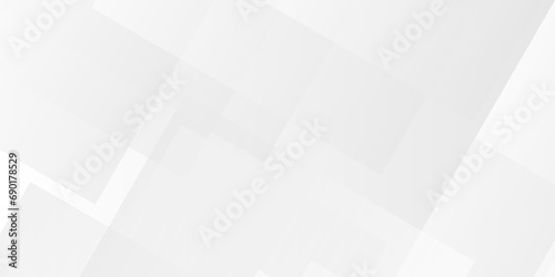 Abstract background seamless with lines and technology square triangle geometric texture background. Space futuristic design concept. Decorative web layout or poster, banner. White grey background.